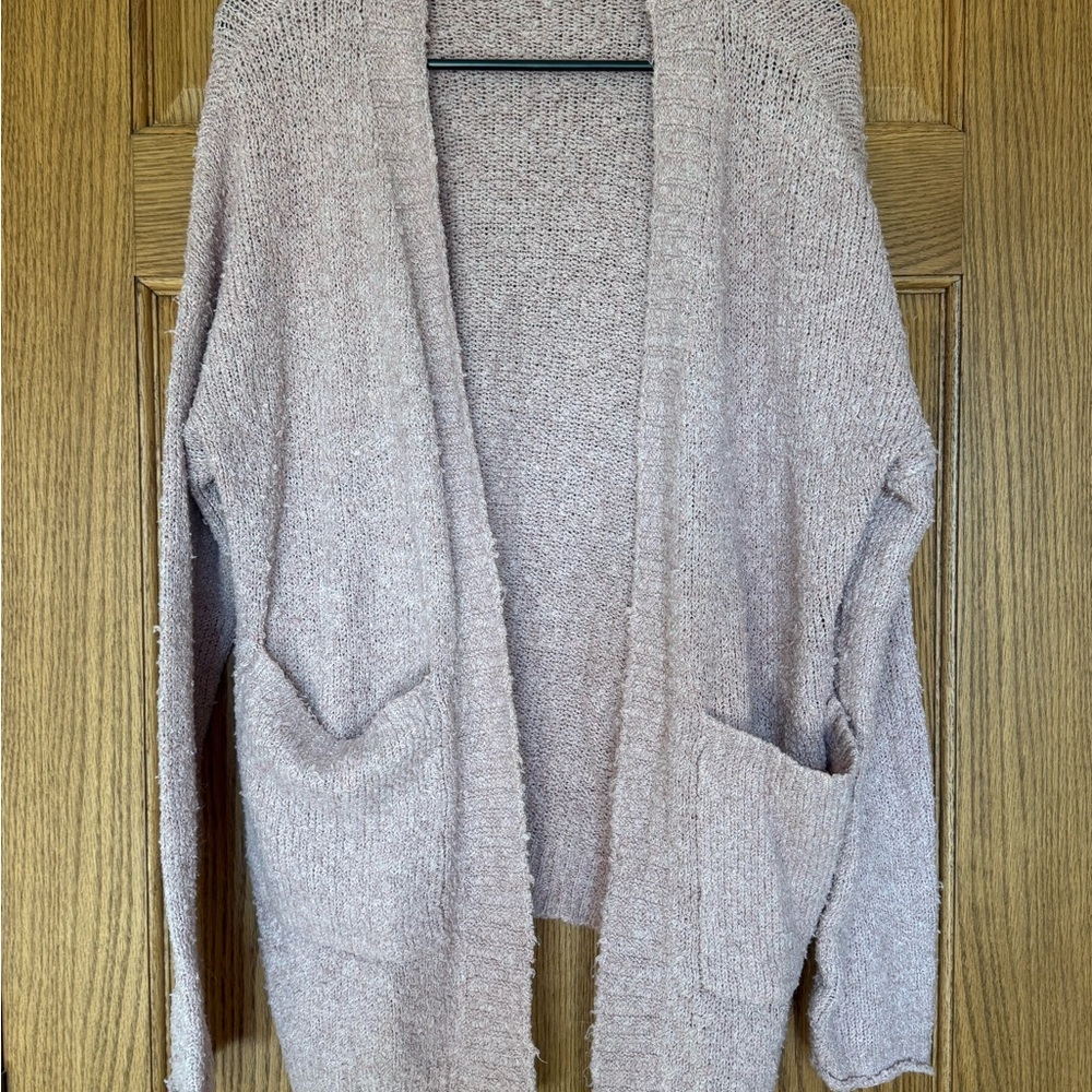 Wild Fable Pink Open-Front Cardigan